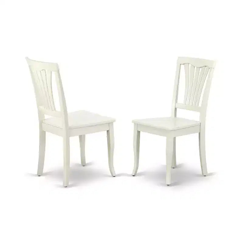 Salle à manger rectangulaire 7 pièces table et chaises - Table de 152 cm, design à lattes verticales