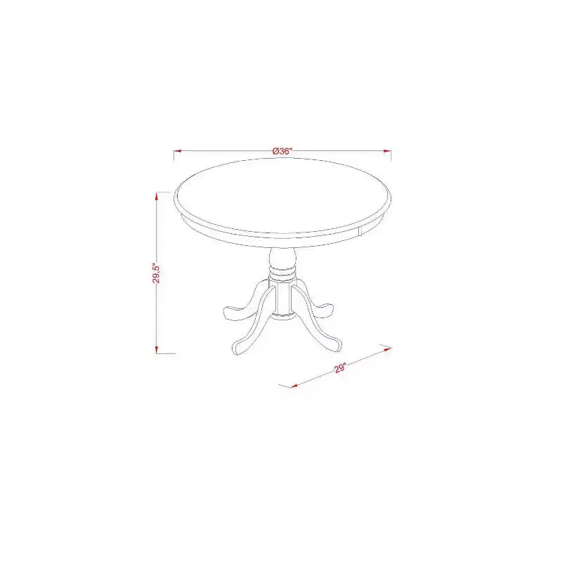 Ensemble de dînette campagnard français - Ensemble table et chaises 3 pièces - Meubles de salle à manger en tissu lin