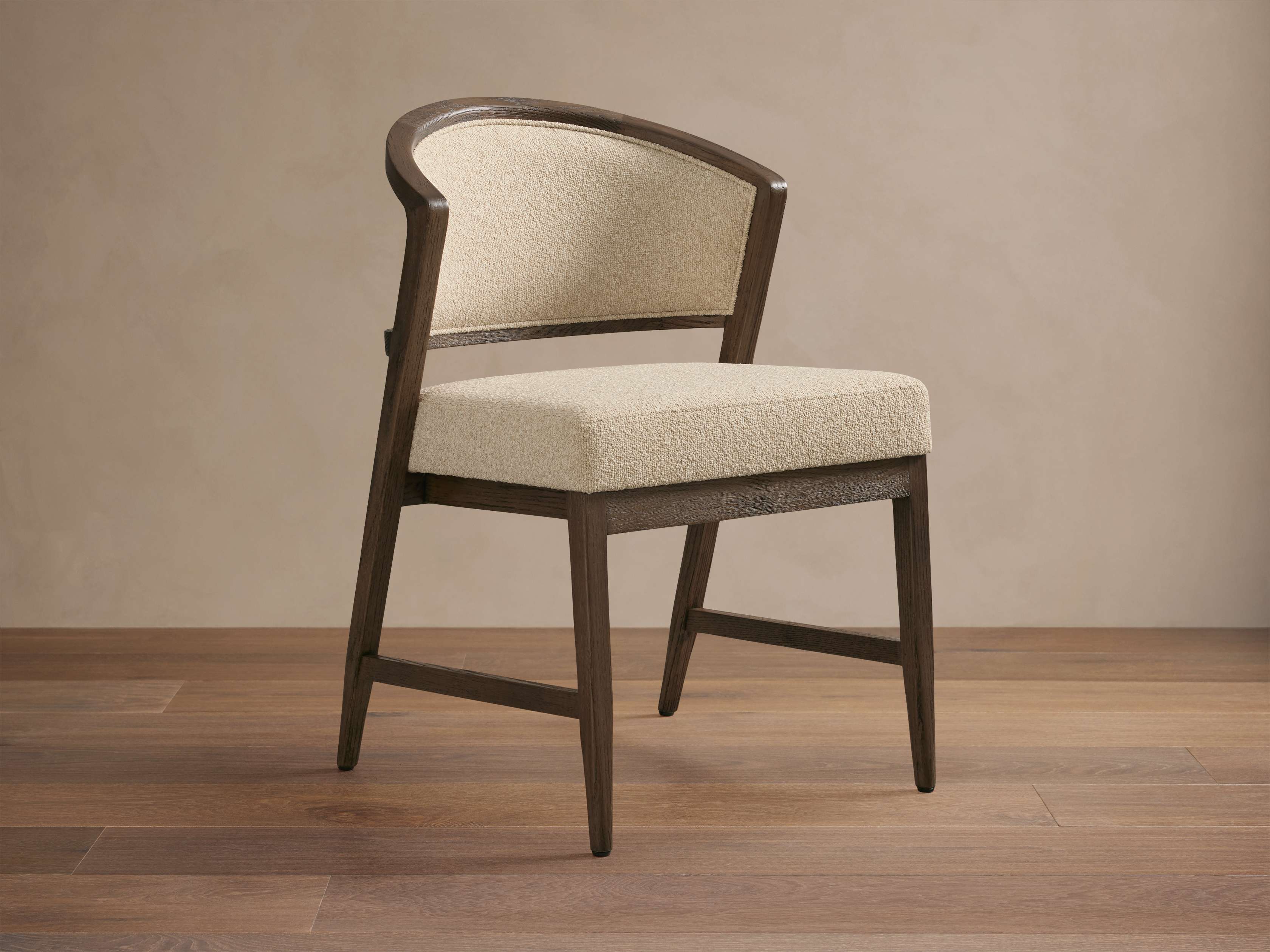 Chaise de salle à manger latérale à dossier rembourré