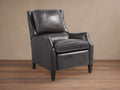 Fauteuil inclinable en cuir