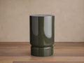 Tabouret rond peint