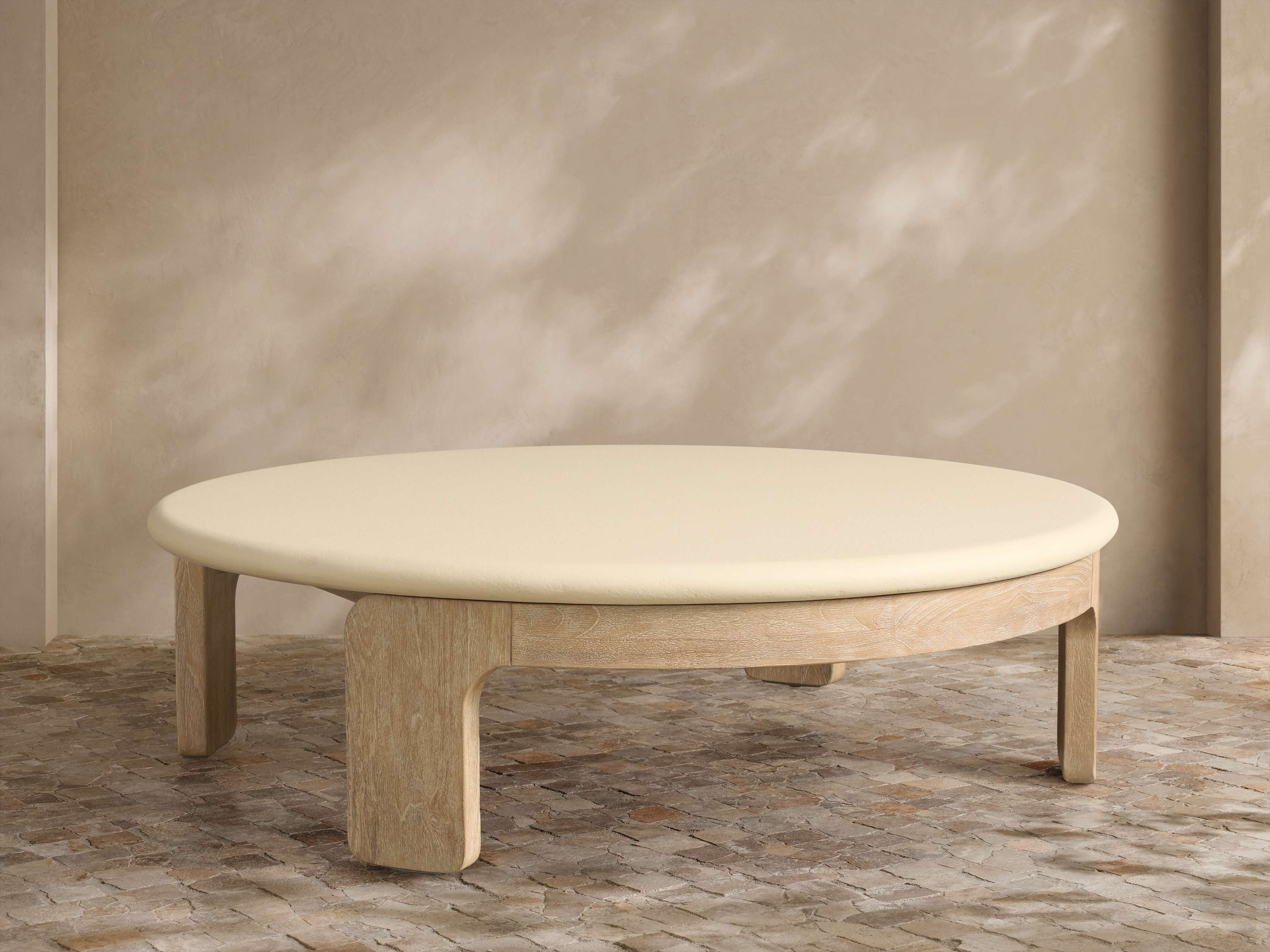 Table basse ronde d'extérieur