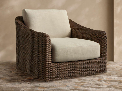 Fauteuil pivotant d'extérieur Ancona